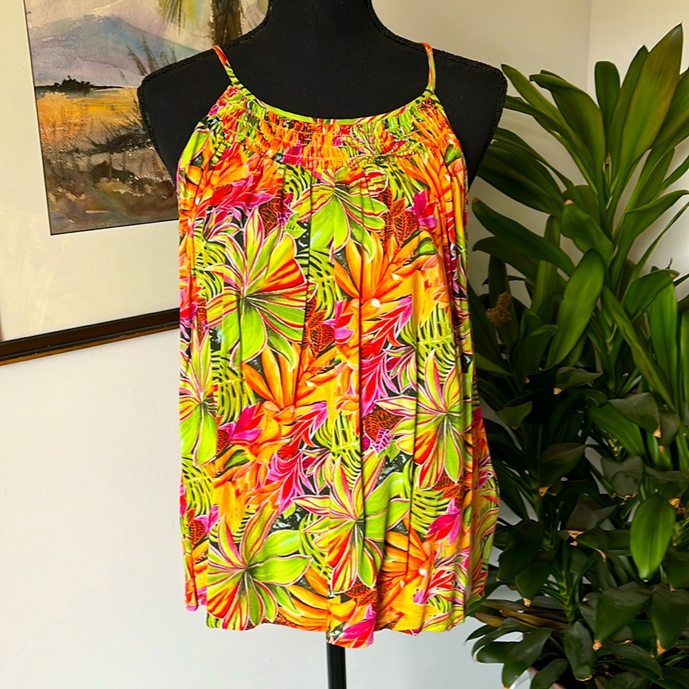 Floral Summer Flowy Tank/Blouse